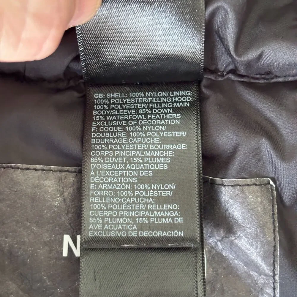 The North Face Baby 3-6M 1996 Retro Nuptse Down Bunting Purple Black Snowsuit